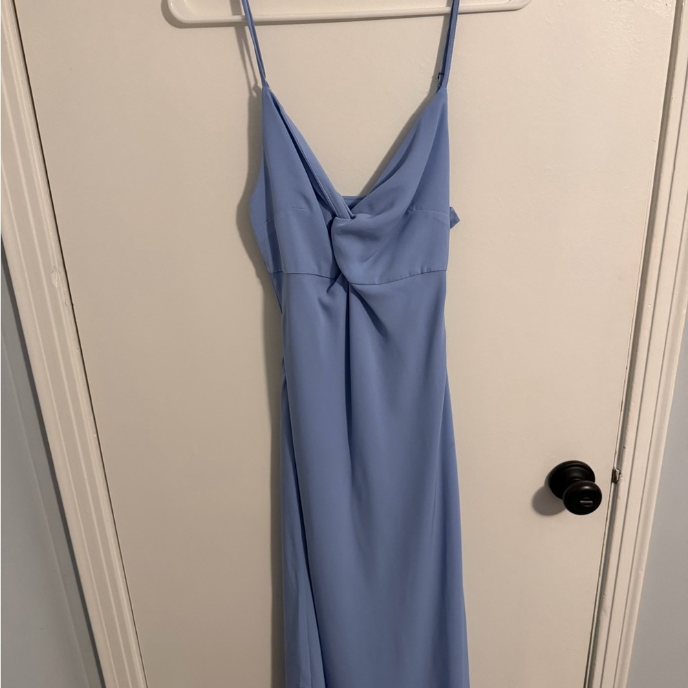 Abercrombie & Fitch Light Blue Maxi Dress